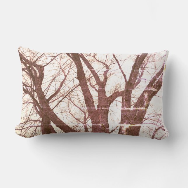Winter Tree Lumbar Cushion (Front)