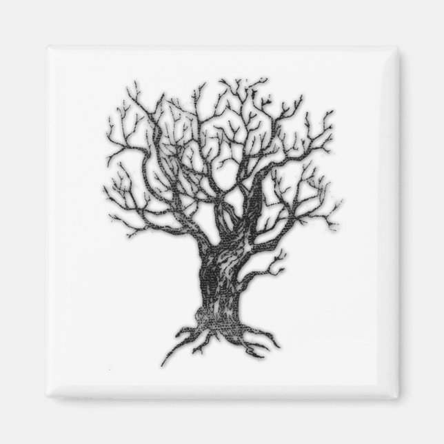 Winter Tree Magnet (Front)