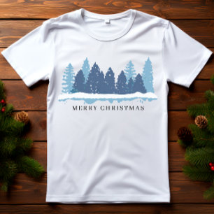 Winter Tree Merry Christmas  T-Shirt