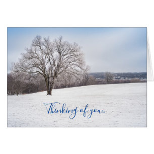 Winter Tree Thinking Of You Card