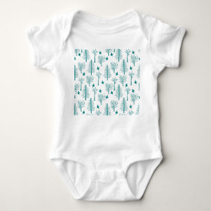 Winter Trees Baby Bodysuit
