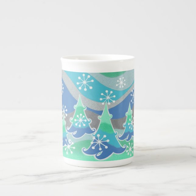 Winter Trees bone china mug (Front)