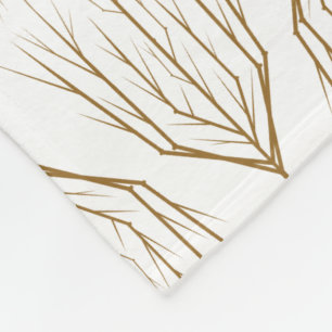 Winter Trees Fleece Blanket (3 Sizes)