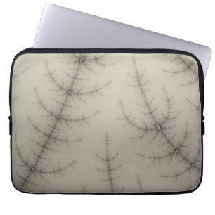 Winter Trees Fractal Laptop Sleeve