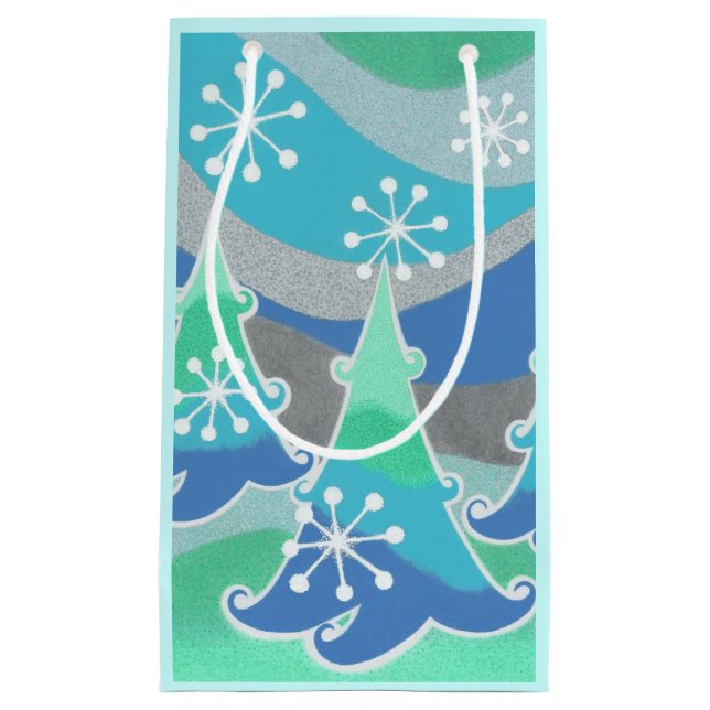 Winter Trees gift bag small (Front)