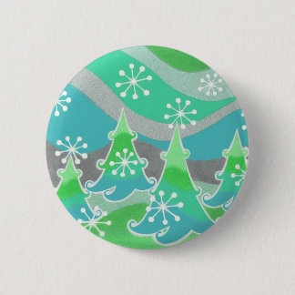 Winter Trees green button badge