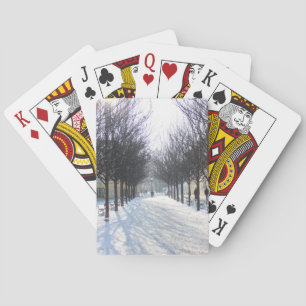 Winter Tree's in Prague (czech republic) Playing Cards
