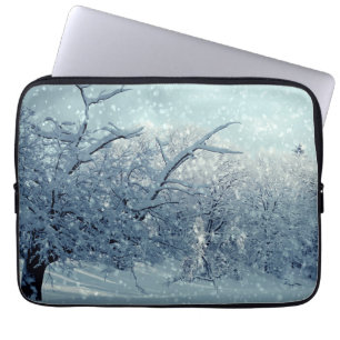 Winter Trees Landscape Laptop Sleeve