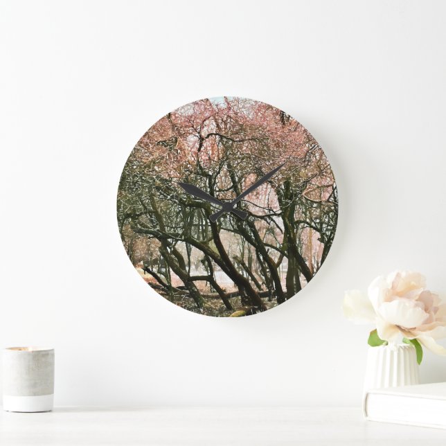 WINTER TREES LARGE CLOCK (Home)