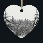 Winter Trees Ornament Personalised Winter Decor<br><div class="desc">Winter Wonderland Ornaments Personalised Holiday Snow Covered Trees Classic Winter Decorations Beautiful Peace Joy Custom Christmas Gifts Hanukkah Neutral Holiday Decorations Your Name Here Keepsakes & Winter Wonderland Gifts for Friend Family Men Women Kids Home & Office Customisable Winter Ornaments Stylish Nondenominational Holiday Decorations Personalised Holiday Greetings Christmas / Hanukkah...</div>