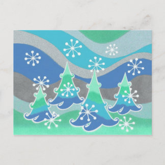 Winter Trees postcard