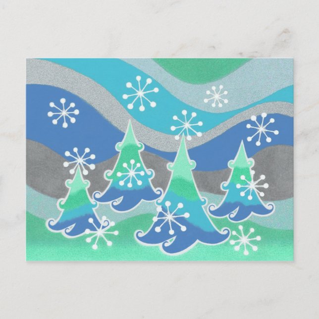 Winter Trees postcard (Front)