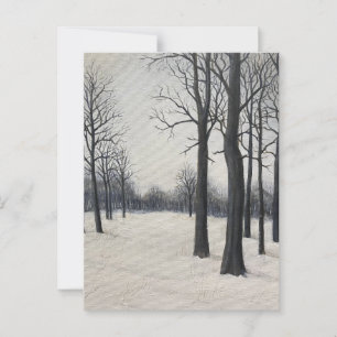 Winter Trees Postcard