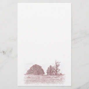 WINTER TREES STATIONERY