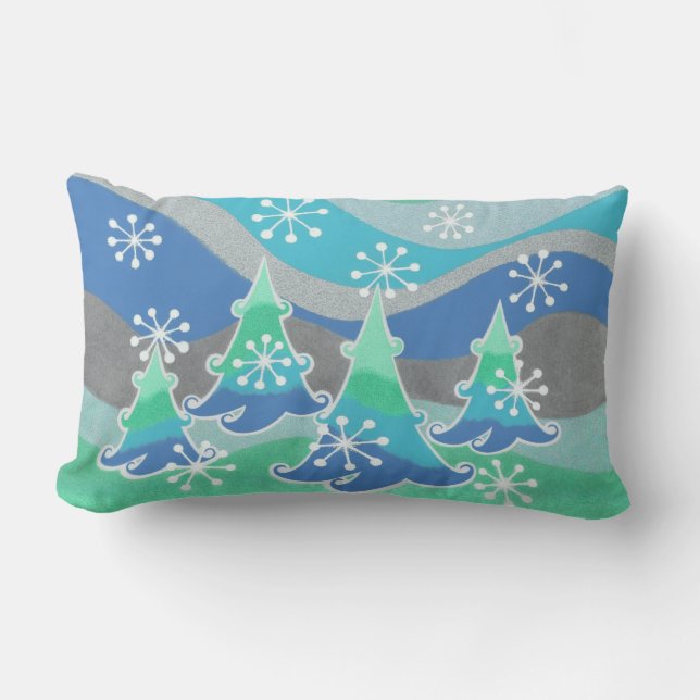 Winter Trees throw pillow (Front)