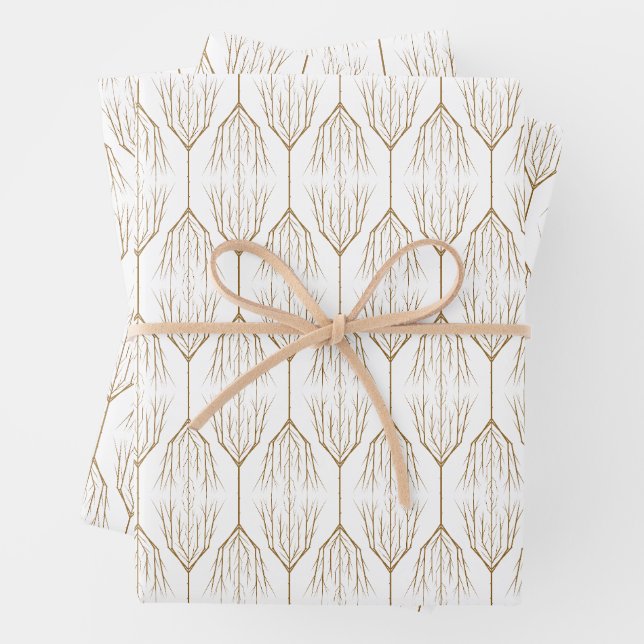 Winter Trees Wrapping Paper (In situ)