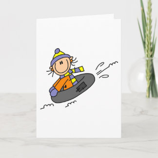 Winter Tubing Card
