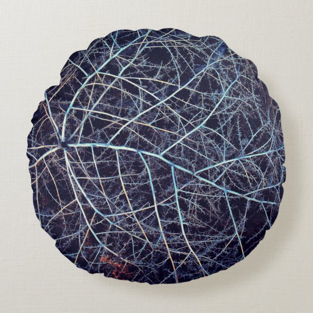 Winter Tumbleweed Round Cushion (Front)