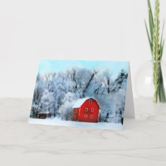 Winter twilight ,Holiday  Cards