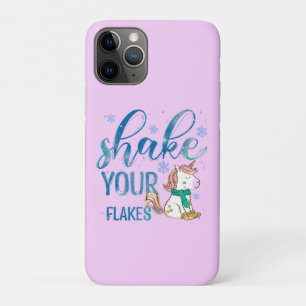 Winter Unicorn Shake Your Flakes Fun & Festive Case-Mate iPhone Case
