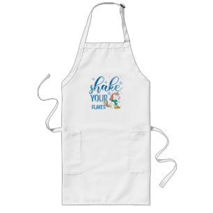 Winter Unicorn Shake Your Flakes Fun & Festive Long Apron