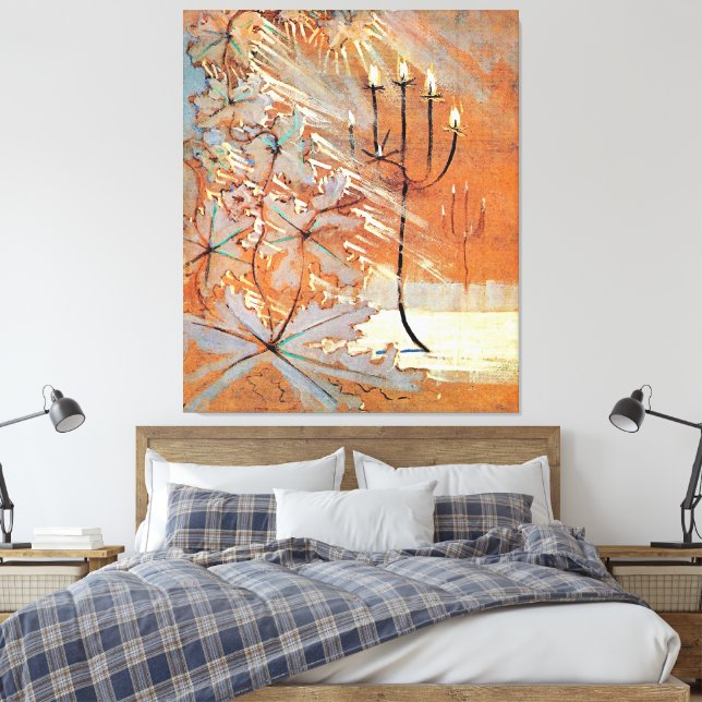 Winter (V) famous painting Canvas Print (Insitu(Bedroom))