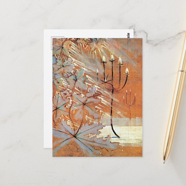 Winter (V) famous painting Postcard (Front/Back In Situ)