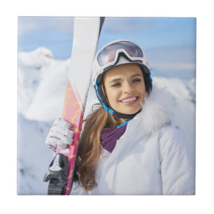 Winter Vacation Photo Tile
