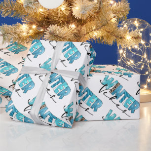 Winter Vibes Customise Wrapping Paper