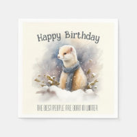 Winter vibes Ermine - Birthday Party -