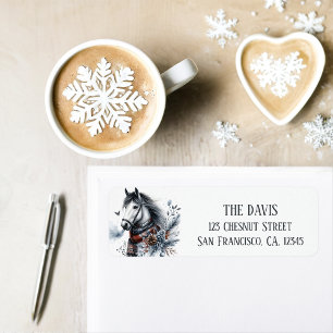 Winter Vibes Horse - Return address