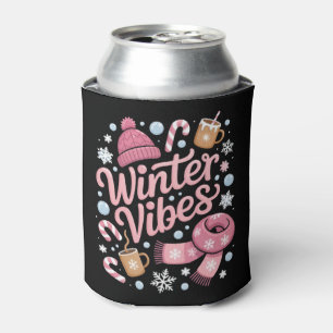 Winter Vibes Season Cold Weather Hello Winter Can Cooler