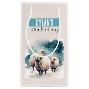 Winter vibes sheep -  small gift bag