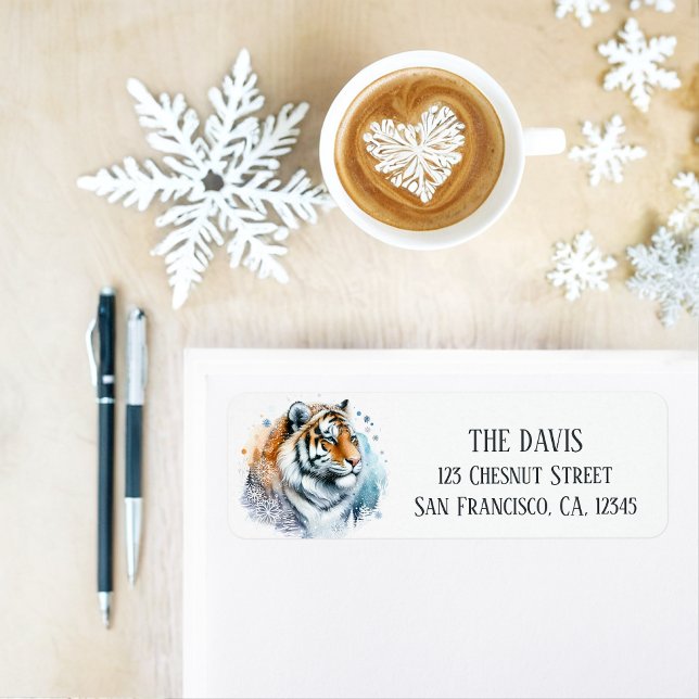 Winter Vibes Tiger - Return address  (Creator Uploaded)