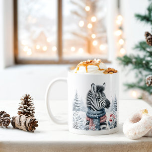 Winter Vibes Zebra - Coffee Mug