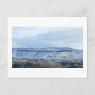 Winter view of Sacramento Mountains Postcard