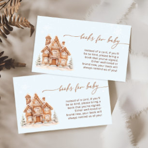Winter Village Books for Baby Enclosure Card