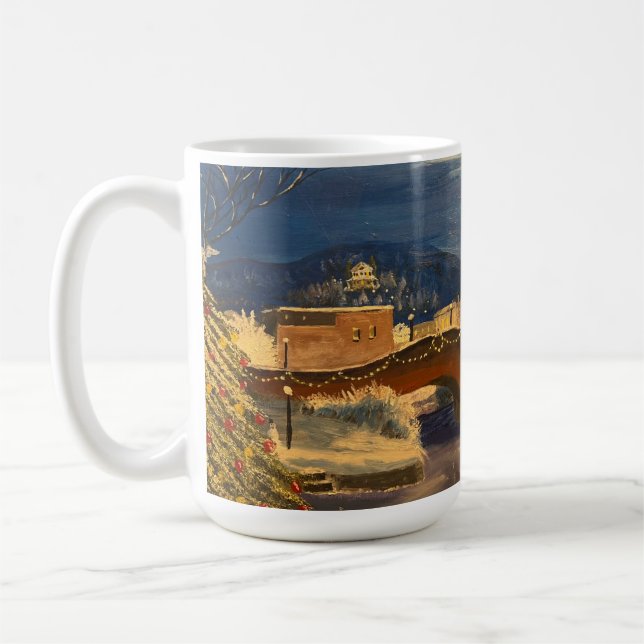 Winter Village, by Gary Poling Coffee Mug (Left)