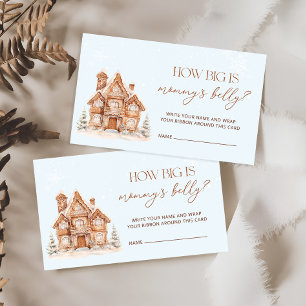 Winter Village How Big Is Mummy's Belly Enclosure Card