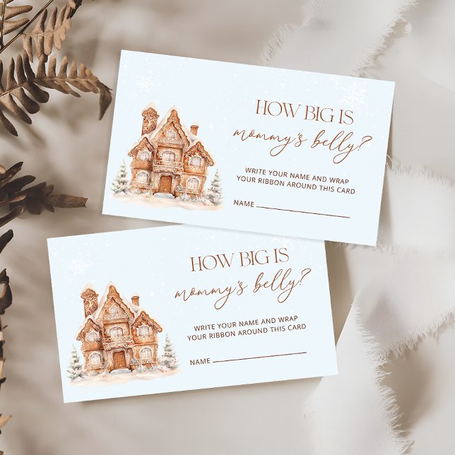 Winter Village How Big Is Mummy's Belly Enclosure Card (Creator Uploaded)