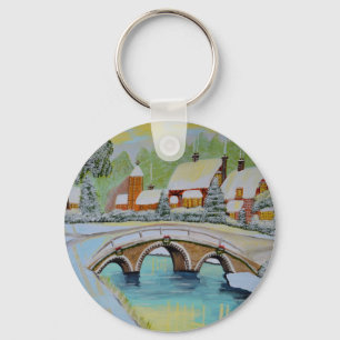 winter village key ring