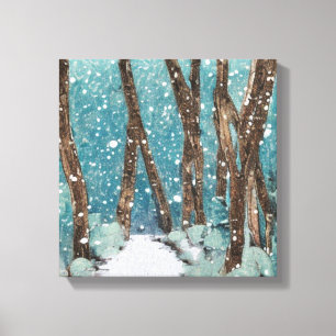 Winter Walk Collection Canvas Print