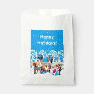 Winter walk favour bags