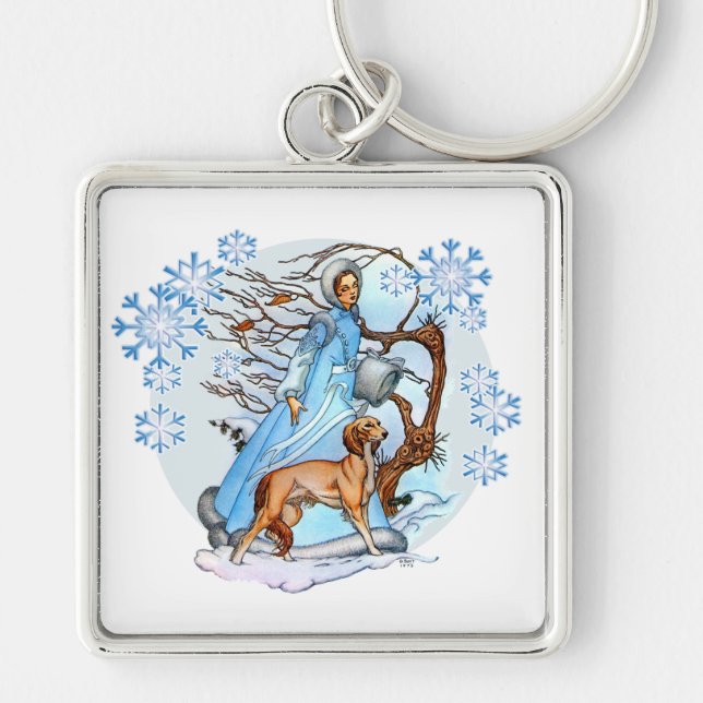 Winter Walk Key Ring (Front)