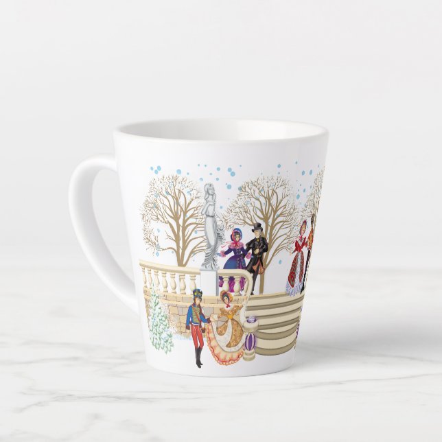  Winter walk  Latte Mug (Left Angle)