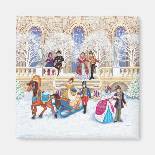 Winter walk magnet