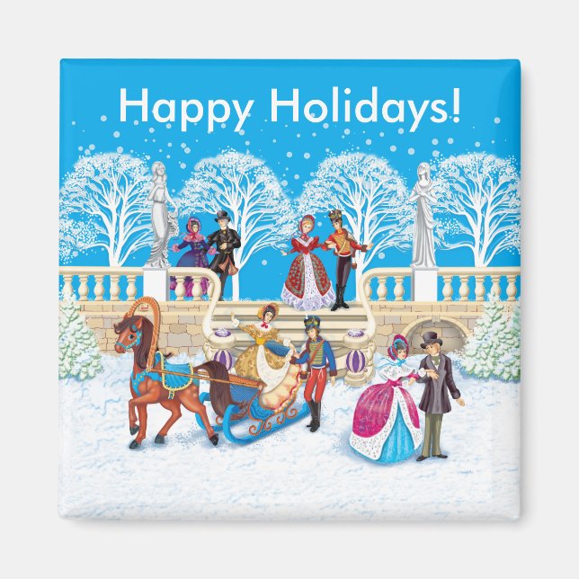 Winter walk magnet (Front)