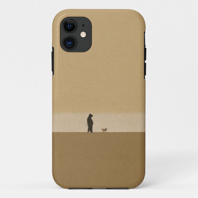 Winter Walk Minimalist Art Case (Back)