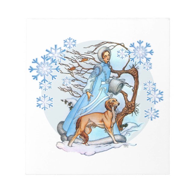 Winter Walk Notepad (Front)