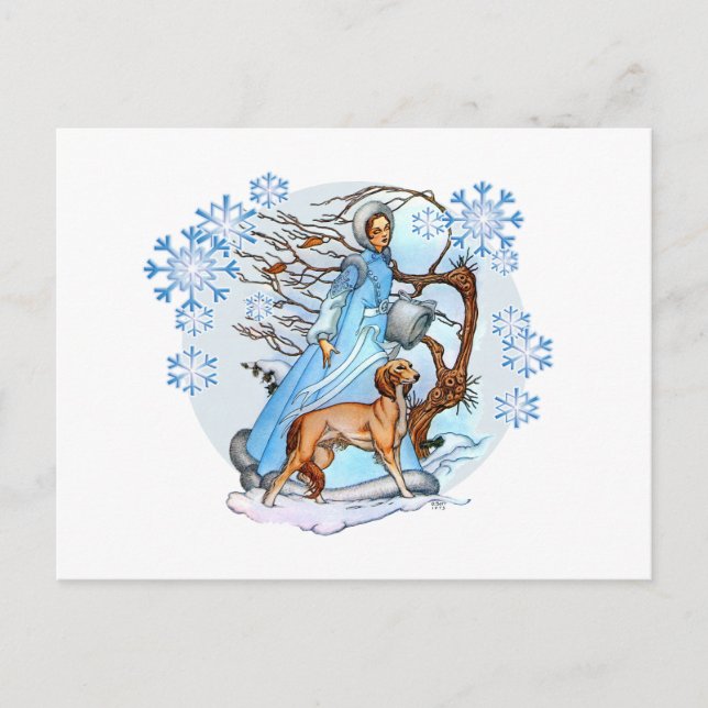 Winter Walk Post Card (Front)